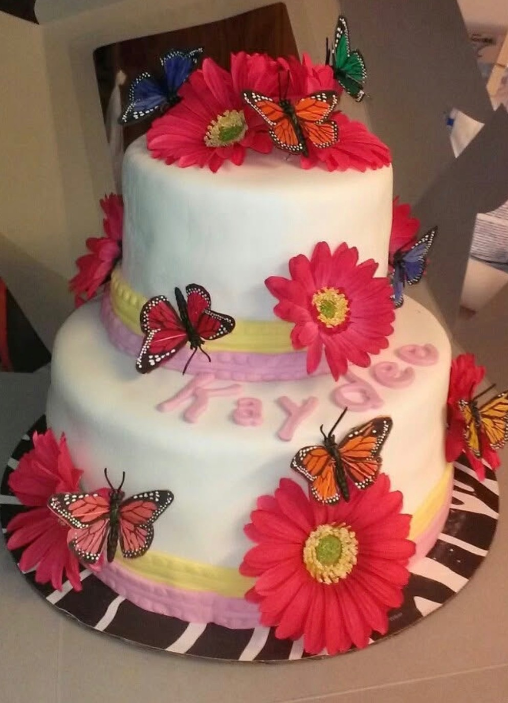 Butterfly Birthday Cake