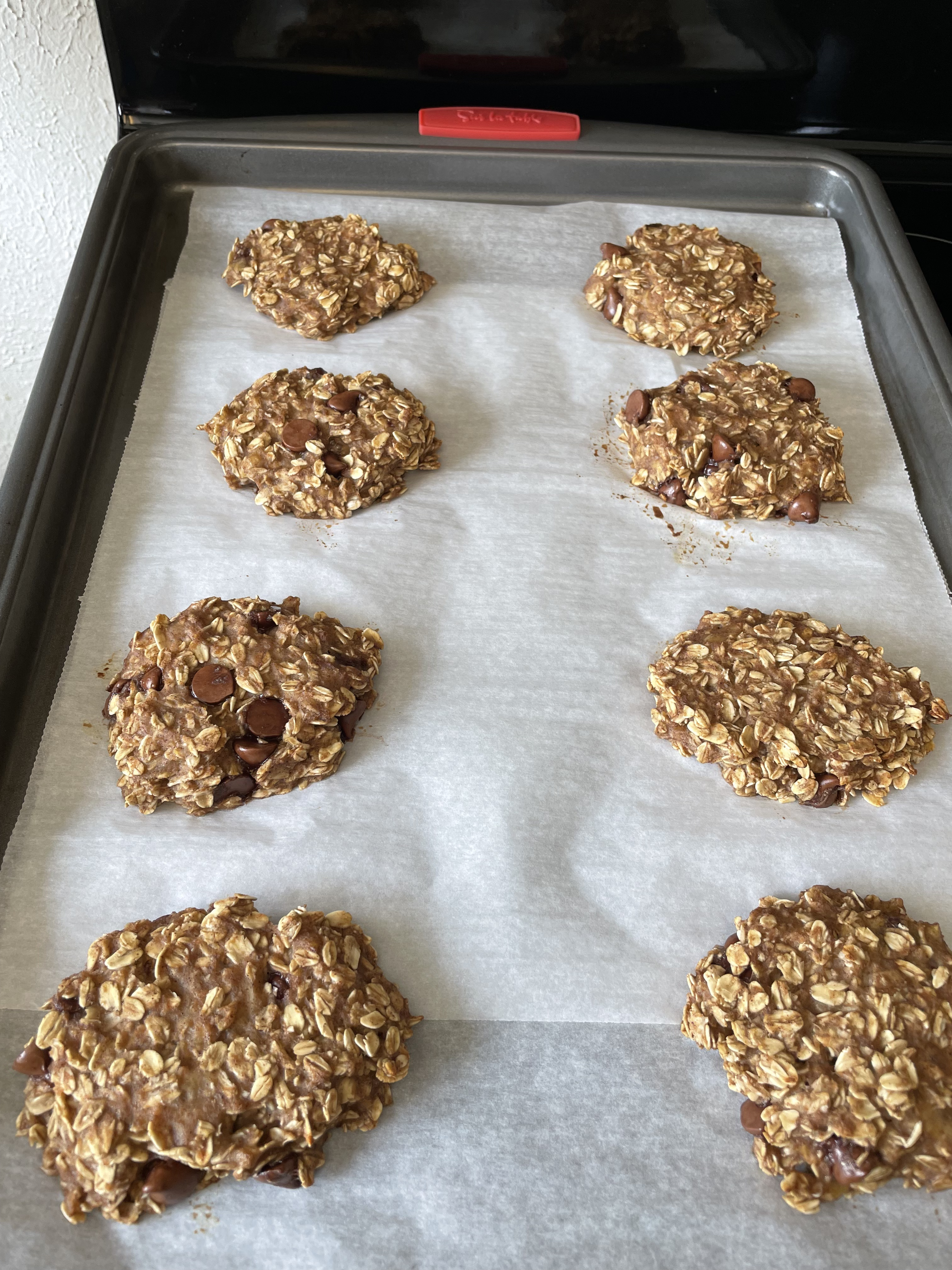 Banana Applesauce Oatmeal Cookie